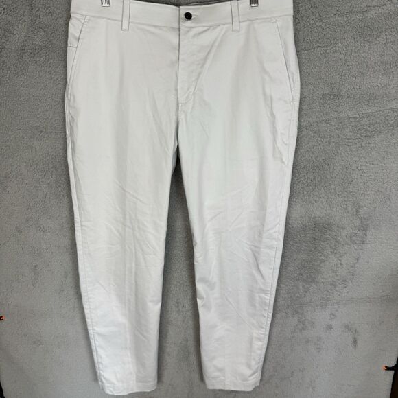 Nike Pants Mens 36x30 Grey Dri-Fit Golf Slacks Flat Front Standard Fit - Picture 1 of 11